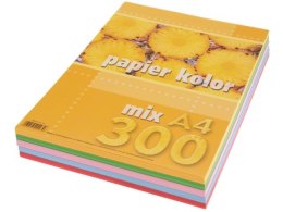 Papier ksero kolorowy A4 300k. KRESKA mix