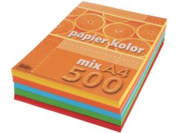 Papier ksero kolorowy A4 500k. KRESKA mix kolorów