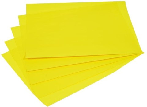 Papier samoprzylepny KRESKA A4 20ark. żółty fluo