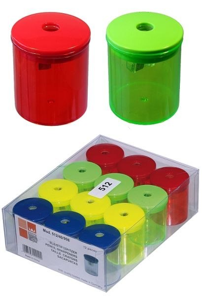 Temperówka EISEN 512C z pojemnikiem 12szt. Temperówka EISEN 512C z pojemnikiem 12szt.