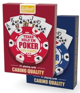 Karty do gry TREFL 55 listków Plastik poker