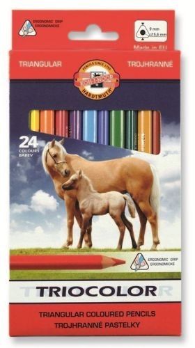Kredki KOH-I-NOOR Triocolor 24 kolory Kredki KOH-I-NOOR Triocolor 24 kolory