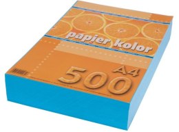 Papier ksero kolorowy A4 500k. KRESKA niebieski