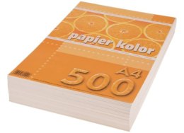 Papier ksero kolorowy A4 500k. KRESKA waniliowy