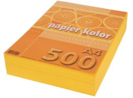 Papier ksero kolorowy A4 500k. KRESKA żółty
