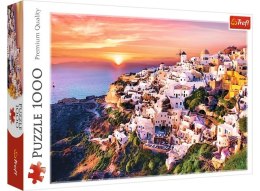 Puzzle 1000 TREFL Zachód słońca nad Santorini