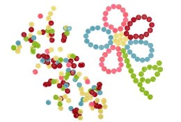 Confetti cekinowe kółka ASTRA mix kolorów intensywnych 100g