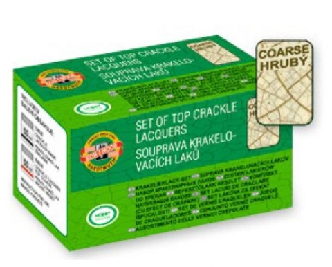 Lakier do spękań 50 ml. KOH-I-NOOR do grubych spękań + podkład Lakier do spękań 50 ml. KOH-I-NOOR do grubych spękań + podkład