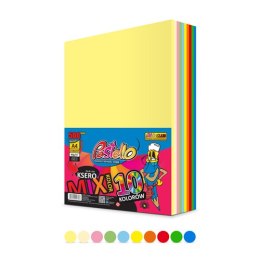 Papier ksero A4 mix 10 kolorów 500 arkuszy PASTEL/INTENS PAS-7696