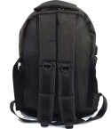Plecak 43cm (17") BENIAMIN młodzieżowy z USB - czarny basic