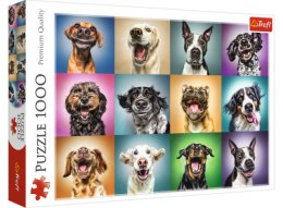 Puzzle 1000 TREFL Zabawne Psie portrety