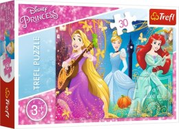 Puzzle 30 TREFL Disney Księżniczki - Zaczarowana melodia