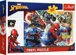Puzzle 60 TREFL Waleczny Spider-Man