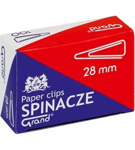 Spinacz GRAND trójkątny 28mm 100szt. a'10 Spinacz GRAND trójkątny 28mm 100szt. a'10