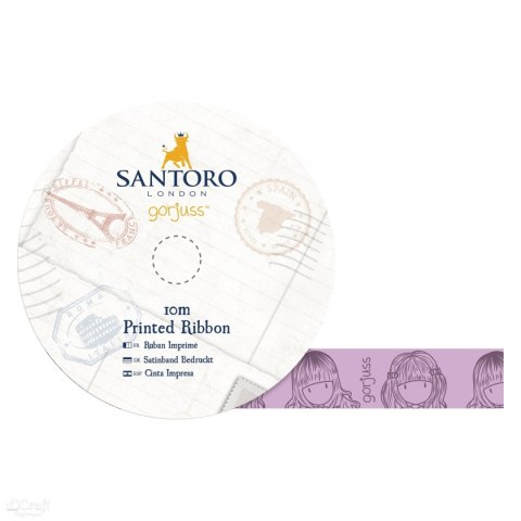 Tasiemka satynowa SANTORO Sugar & Spice 10m Tasiemka satynowa SANTORO Sugar & Spice 10m