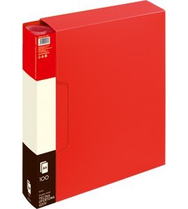 Teczka ofertowa A4 100 koszulek GRAND 9010A - czerwona