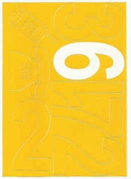 Cyfry samoprzylepne ART-DRUK 100mm żółte Helvetica 10 arkuszy