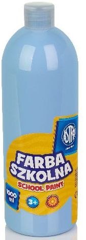 Farba szkolna Astra 1000 ml - błękitna