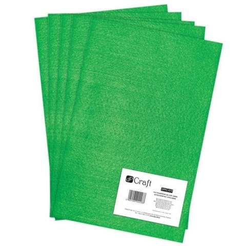 Filc poliestrowy DPCRAFT A4 5szt. - Green Filc poliestrowy DPCRAFT A4 5szt. - Green