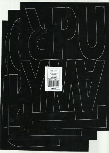 Litery samoprzylepne ART-DRUK 100mm czarne Helvetica 10 arkuszy Litery samoprzylepne ART-DRUK 100mm czarne Helvetica 10 arkuszy