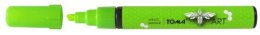 Marker akrylowy TOMA 2, 5mm ścięty - zielony jasny