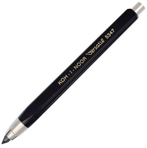 Ołówek mechaniczny KOH-I-NOOR Versatil Kubuś 5, 6mm 12cm czarny Ołówek mechaniczny KOH-I-NOOR Versatil Kubuś 5, 6mm 12cm czarny