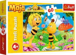 Puzzle 60 TREFL Pszczółka Maja - Kwiatek dla Mai
