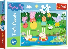 Puzzle 60 TREFL Świnka Peppa - Wakacyjna zabawa