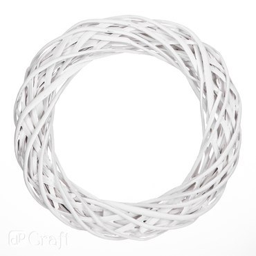 Wianek wilkinowy DPCRAFT 36cm - biały Wianek wilkinowy DPCRAFT 36cm - biały