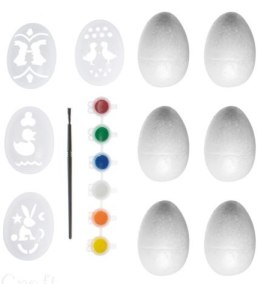 Zestaw kreatywny do dekoracji jajek styropianowych i wydmuszek DPCRAFT