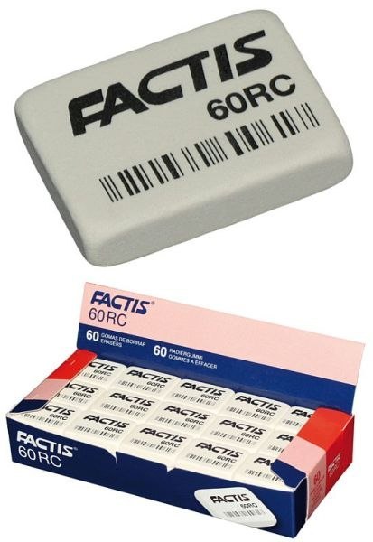 Gumk a FACTIS 60-RC kauczukowa mała 60 szt. Gumk a FACTIS 60-RC kauczukowa mała 60 szt.