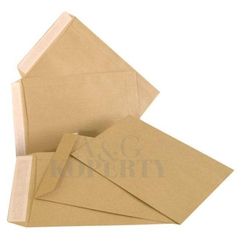 Koperta szara C5 HK 16, 2x22, 9CM (50szt.) pasek Koperta szara C5 HK 16, 2x22, 9CM (50szt.) pasek