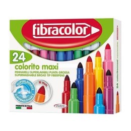 Mazaki FIBRACOLOR Colorito Maxi 24 kolory
