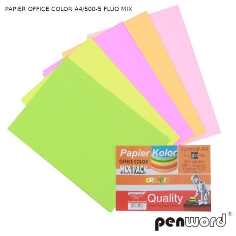 PAPIER OFFICE COLOR A4/500-5 FLUO MIX PAPIER OFFICE COLOR A4/500-5 FLUO MIX