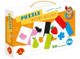 Puzzle ALEXANDER Sówka Mądra Główka - Wzory kolory