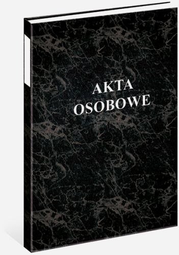 Teczka akt osobowych bigowana A4 (z nadrukiem) 03 czarna Teczka akt osobowych bigowana A4 (z nadrukiem) 03 czarna