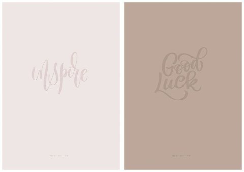 Brulion A4 80k. ASTRA kremowy papier, "Good luck", kratka