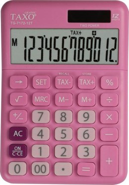 Kalkulator Taxo Tg7172-12t Róż