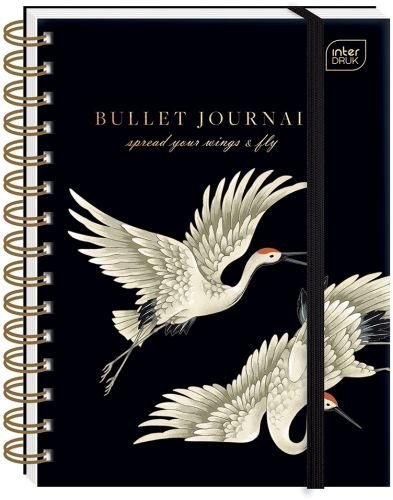 Organizer na spirali INTERDRUK Bujo A5 224k. 80g Birds