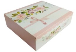 Pudełka na ciasta BENIAMIN 230 x 230 x 105mm / 5szt. - Kwiaty