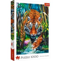Puzzle 1000 TREFL Drapieżny tygrys