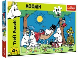Puzzle 24 Maxi TRAFL Muminki - Radosny dzień Muminków