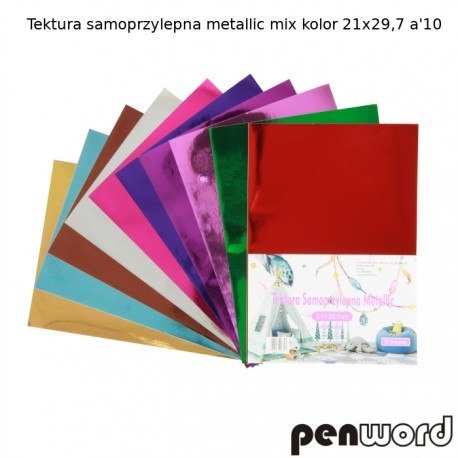 TEKTURA SAMOPRZYLEPNA METALLIC MIX KOLOR21X29, 7 a10 TEKTURA SAMOPRZYLEPNA METALLIC MIX KOLOR21X29, 7 a10