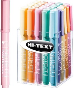 Zakreślacz HI-TEXT 7300 NOTE-IT pastelowe display 24szt. mix