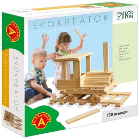 Eco Fun ALEXANDER Ekokreator 100 elementów Eco Fun ALEXANDER Ekokreator 100 elementów