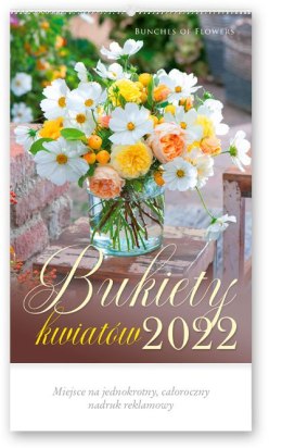 Kalendarz reklamowy LUCRUM RW12 Bukiety kwiatów 2022