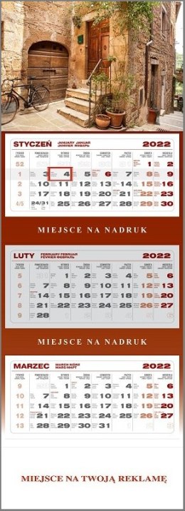 Kalendarz trójdzielny WN 2022 - Toskania