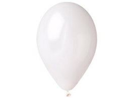 Balony GEMAR metal 26cm białe 100szt. (GM90-29)