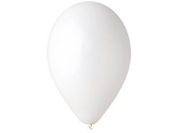 Balony GEMAR pastel 26cm białe 100szt. (G90-01)