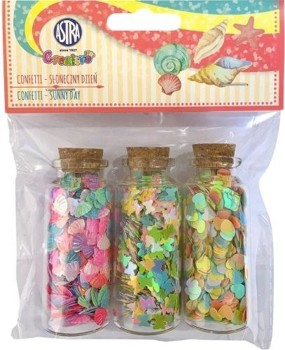 Confetti 3x10g buteleczki szklane - Słoneczny dzień